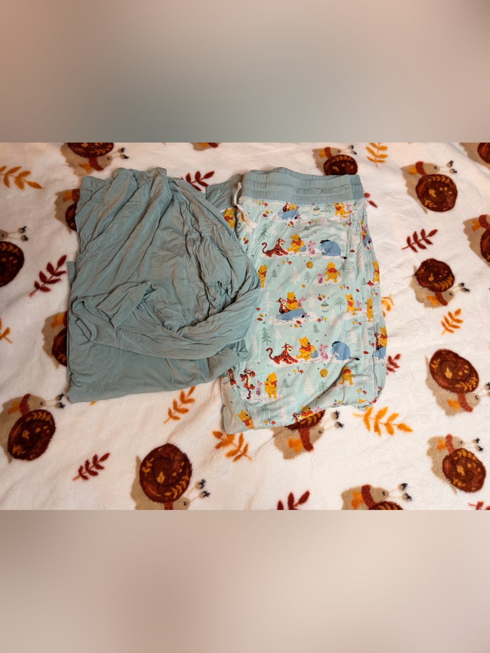 Little Sleepies Light Blue Winnie the Pooh  Pajama Set